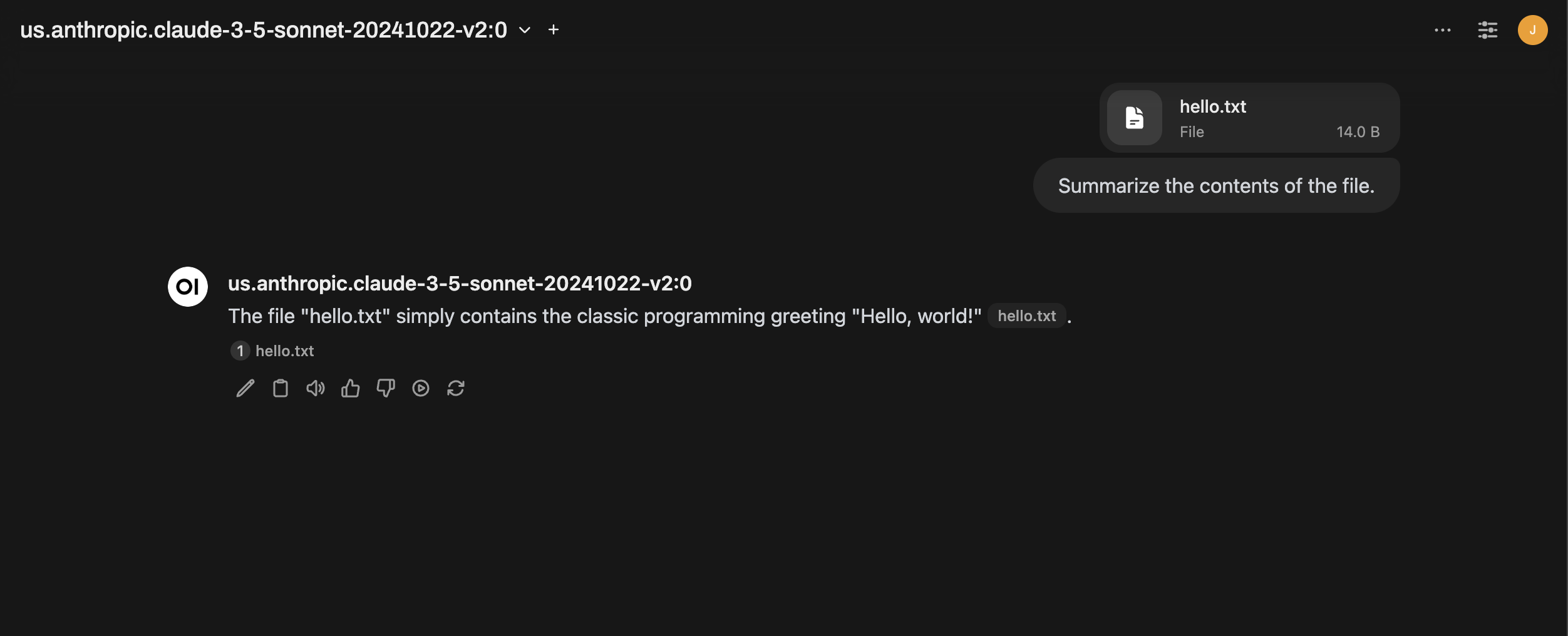 在 Open WebUI 中获取响应