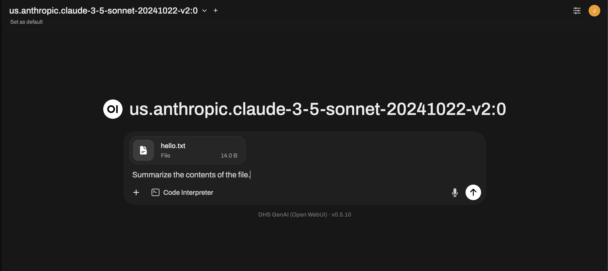 在 Open WebUI 中上传文件